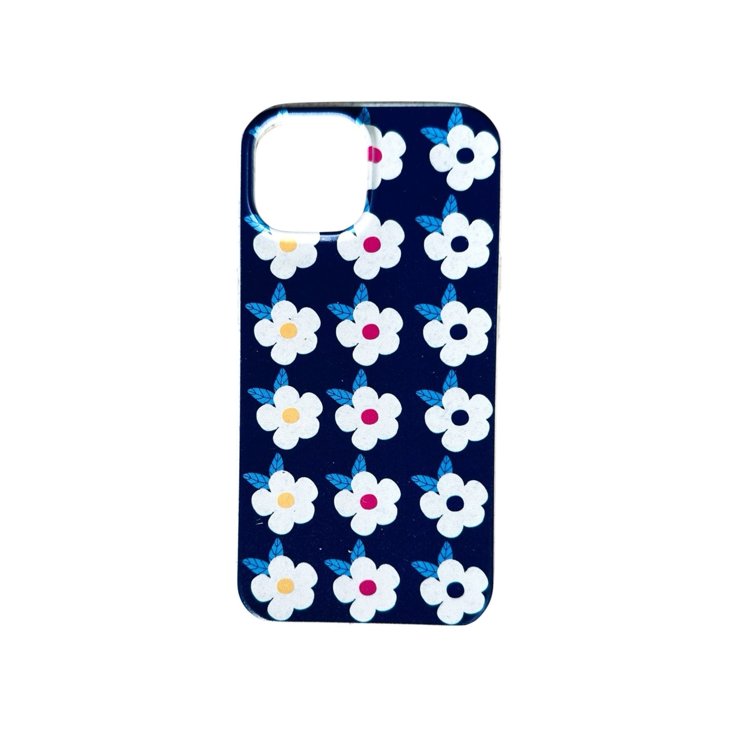 Retro Floral Eco Friendly Tough Phone Case in Midnight Navy - iPhone Samsung