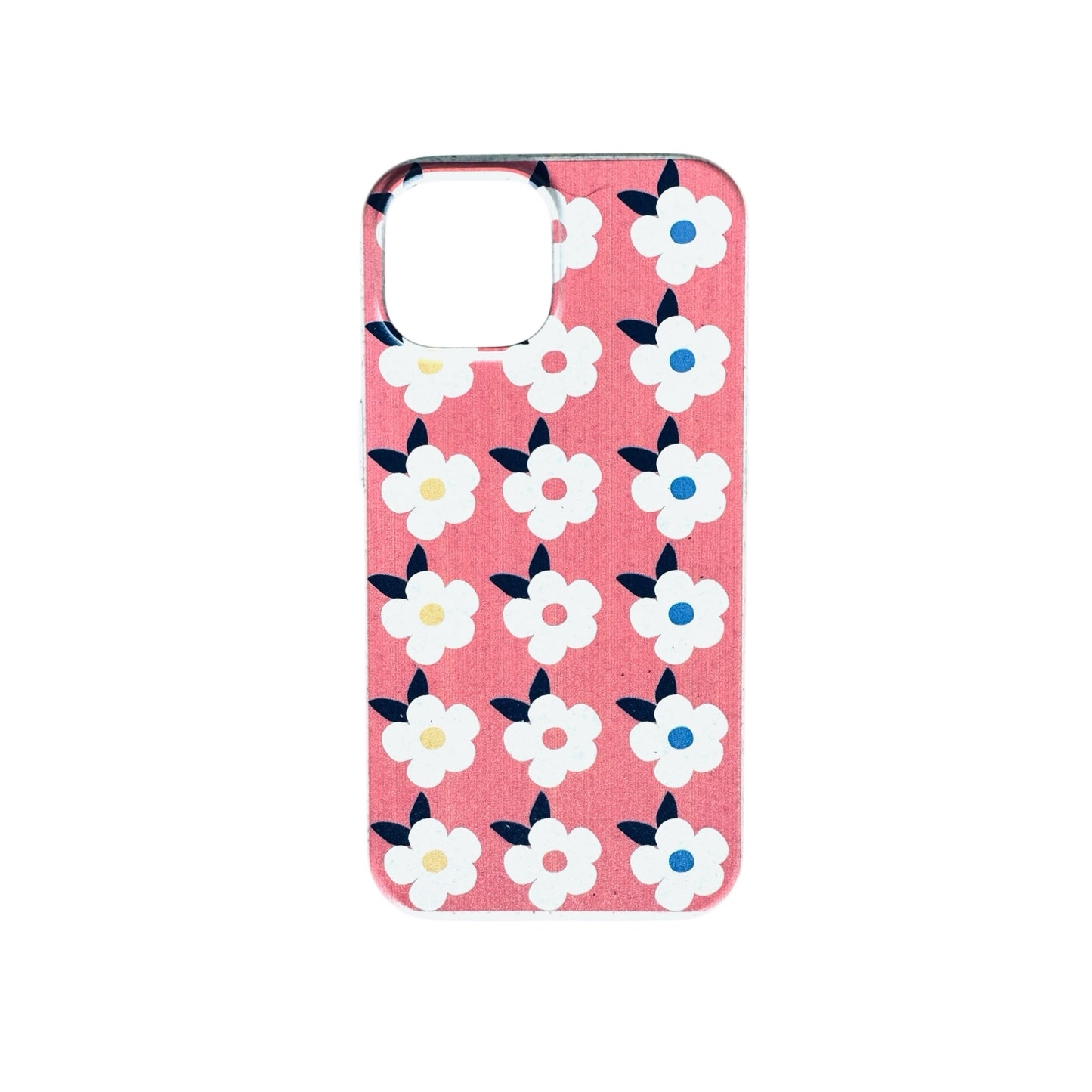 Retro Floral Eco Friendly Tough Phone Case in Coral Pink - iPhone Samsung
