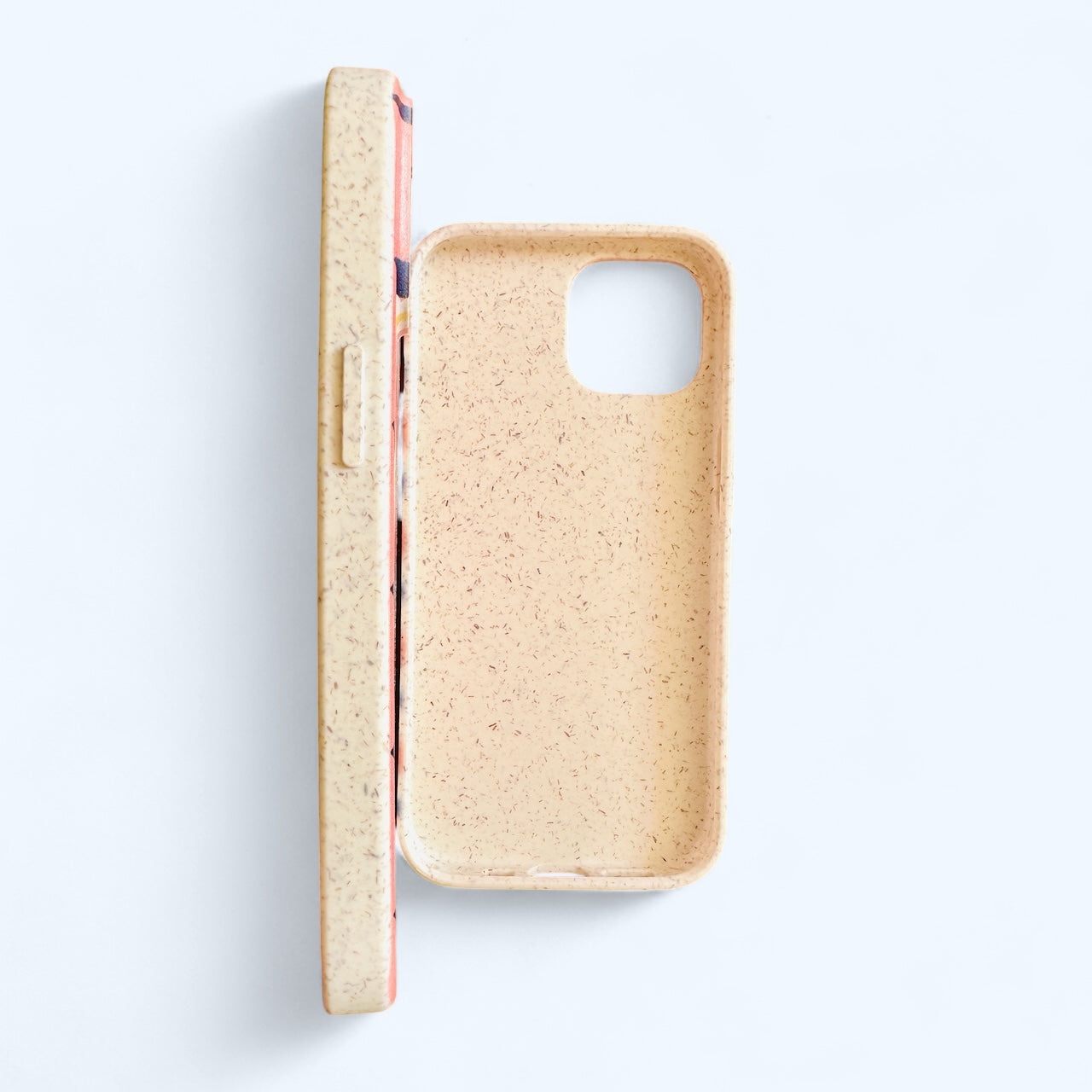 Retro Floral Eco Friendly Tough Phone Case in Coral Pink - iPhone Samsung