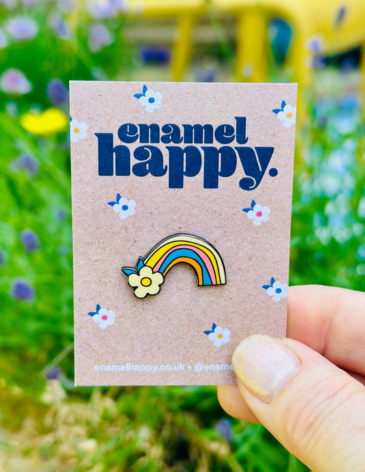 Insigne d'épinglette en émail Wellies - Emailhappy