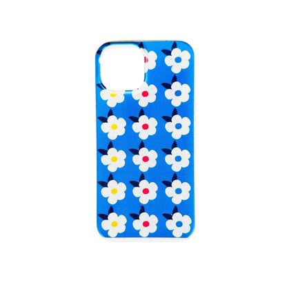 Retro Floral Eco Friendly Tough Phone Case in Ocean Blue - iPhone Samsung