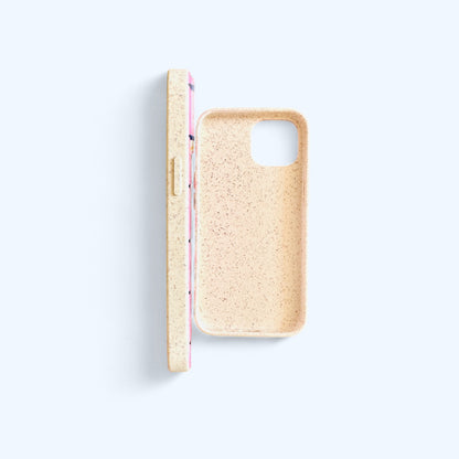 Retro Floral Eco Friendly Tough Phone Case in Rose Pink iPhone Samsung