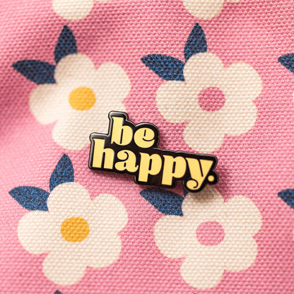 Campervan - Pink Enamel Lapel Pin Badge - Enamelhappy